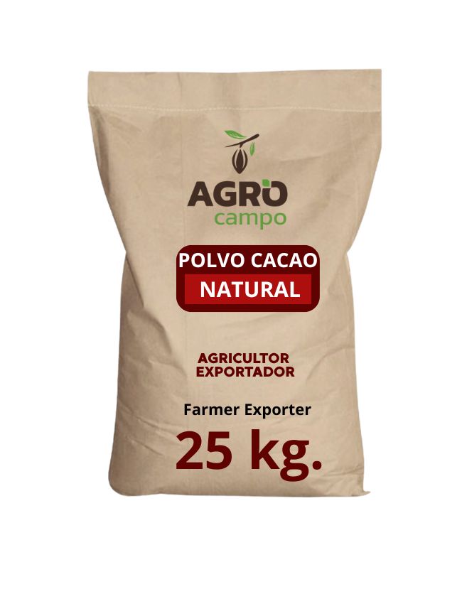 Polvo Cacao Natural Saco 25kg