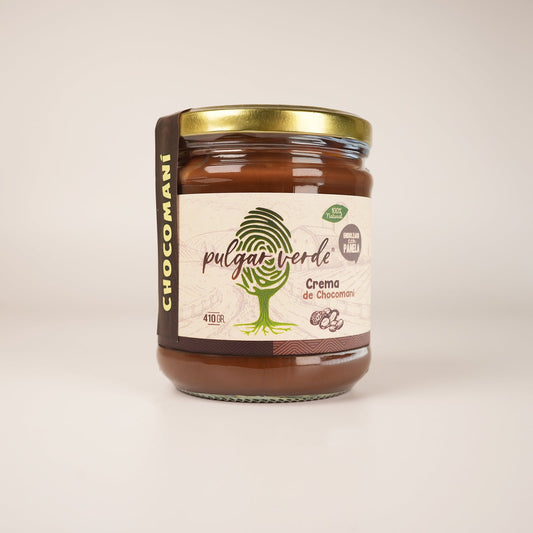 Crema de Chocomaní Pulgar Verde 410 g.