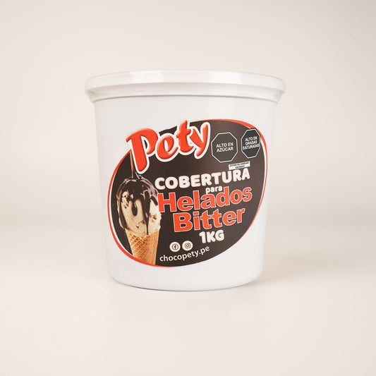 Cobertura para Helado Bitter Pety 1 kg.