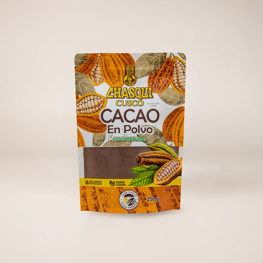 Polvo de Cacao (Cocoa) Chasqui 250 g.
